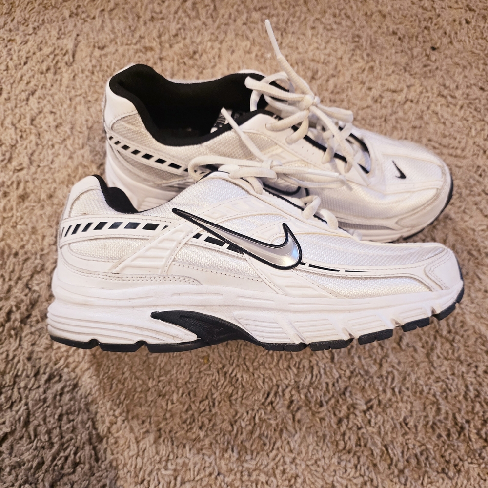 Nike White and Black Athletic Shoes